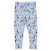 Bluey Bingo Toddler Girls Peplum Sweatshirt and Leggings Outfit Set