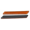 Pair of Hard Saddlebag Latch Cover Reflectors for FLHT FLT