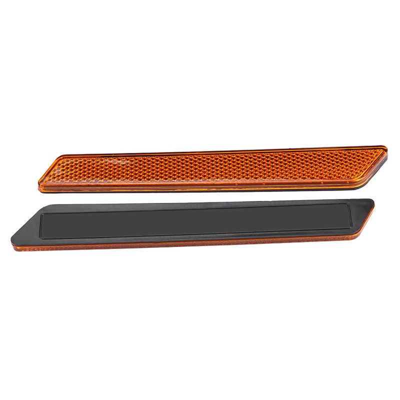 Pair of Hard Saddlebag Latch Cover Reflectors for FLHT FLT