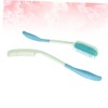 TOVINANNA Long Handle Hair Comb Set of 2 Curved Plastic
