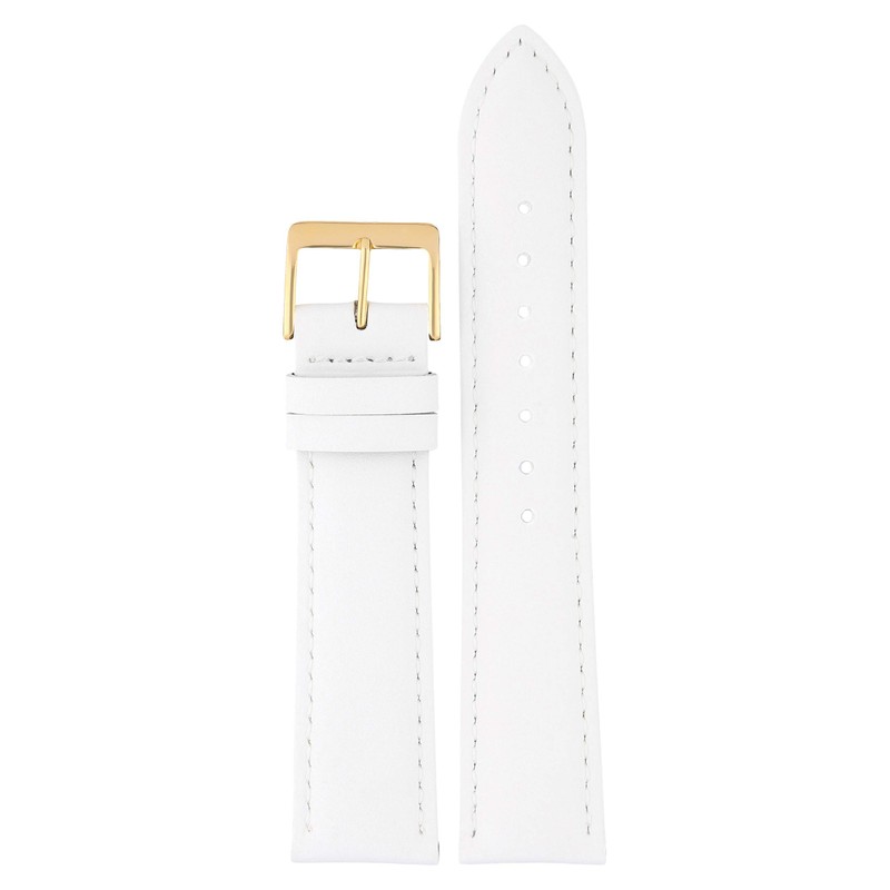 MARCHEL Smooth Leather Genuine Leather LLB Clasp in Gold Leather