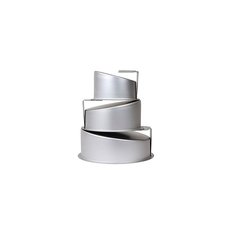 PME Topsy Turvy Round Pan, Anodised Aluminium, 8" / 203mm,