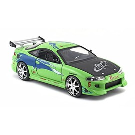 Fast & Furious 1:24 Brian's Mitsubishi Eclipse Die-cast Car, Toys for Kids and Adults