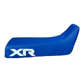 QK RACING Premium Multi Grip Seat Cover - Compatible Fit for Honda XR200R XR250R SEAT Cover 1984 to 1985 Model Blue