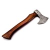 Skokie Knives Custom Damascus Steel Axes Hatchet Head Rose Wood