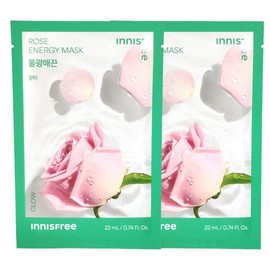 Innisfree Rose Energy Mask 22ml x 2 / 로즈 에너지 마스크 22ml x2개