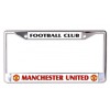 FOOTBALL CLUB MANCHESTER UNITED USA MADE CHROME LICENSE PLATE FRAME