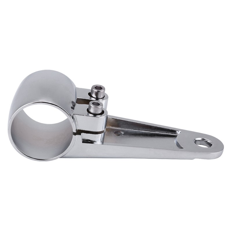 Chrome Motorcycle Headlight Side Mounting Front Fork Bracket for 35mm‑41mm
