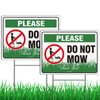 Do Not Mow Sign,No Mow May Yard Sign for Lawn,2Pack-12"