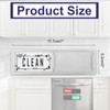 PATIKIL Dishwasher Magnet Clean Dirty Sign, 7x2" Clean & Dirty