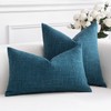 Artscope Set of 2 Cushion Covers, Plain Throw Cushion Cover,