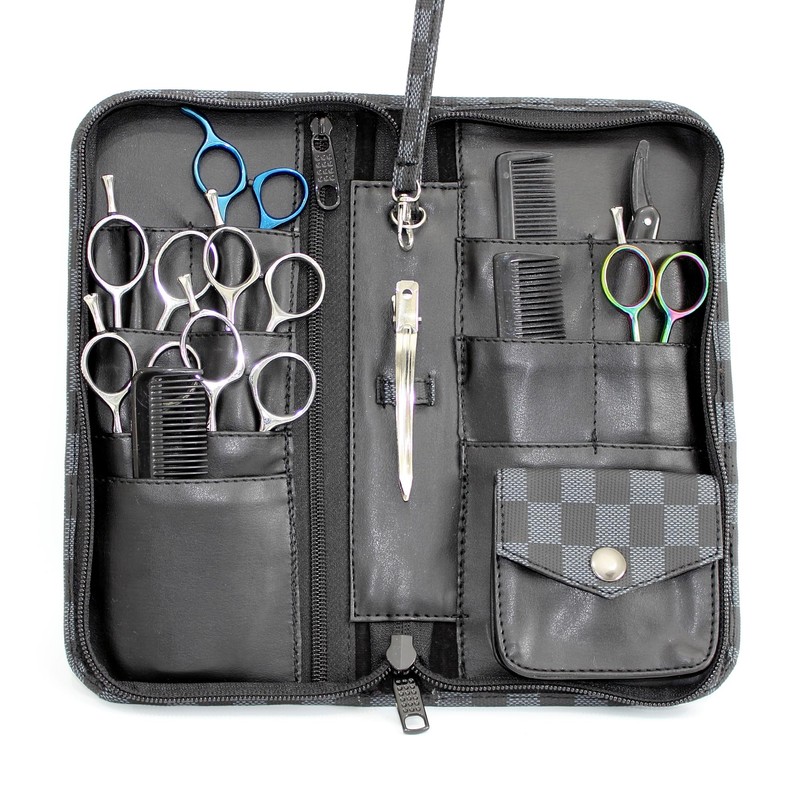 Kassaki Hairdressing Scissor Case Barber Sturdy Shear Case Storage -