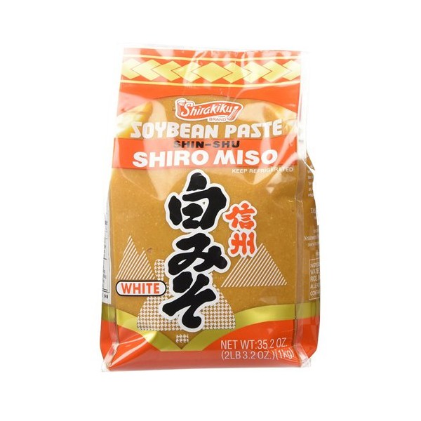 Shirakiku White Miso Soybean Paste (Shiro Miso) - 2.2 Lb