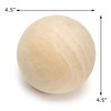 CYS EXCEL 4.5" Decorative (2 PCS) Round Unfinished Sphere |