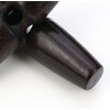 Pack of 12 Toggle Buttons Black Brown 30 mm Toggle