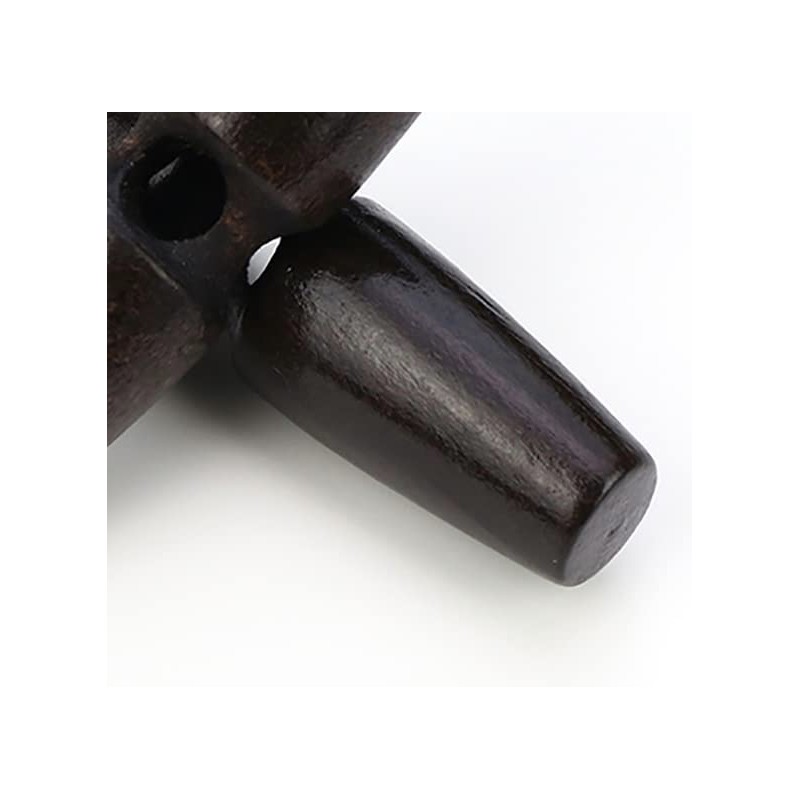 Pack of 12 Toggle Buttons Black Brown 30 mm Toggle
