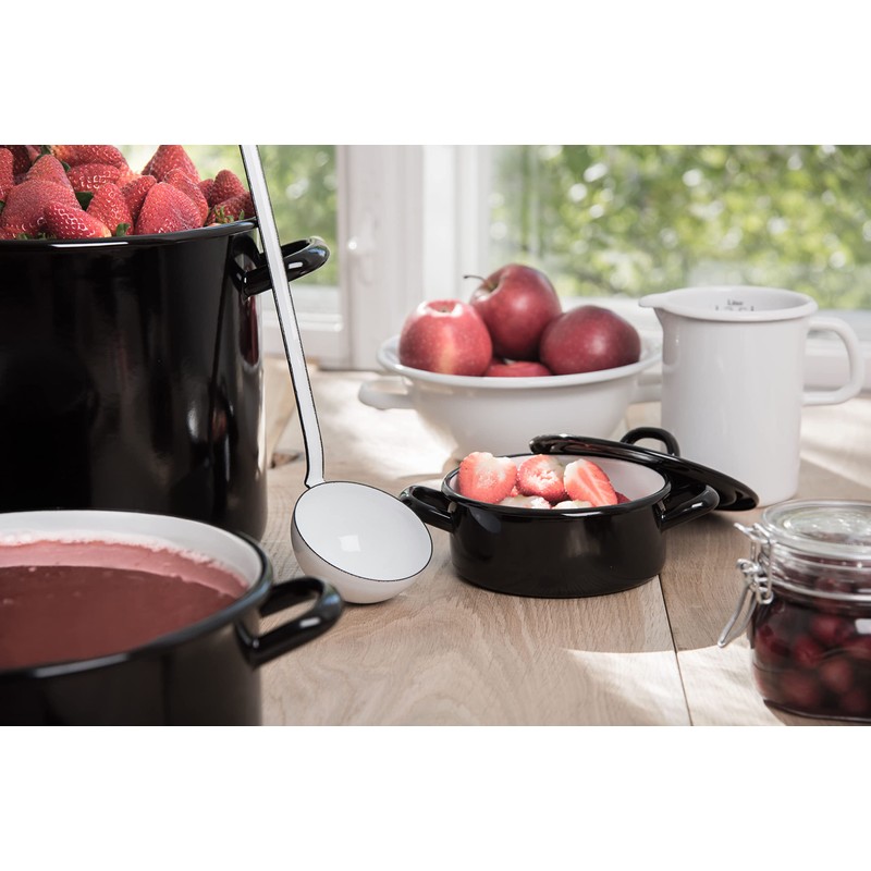 Riess 0236-017 Classic-Giants Dwarf Casserole, Diameter-12 cm Black