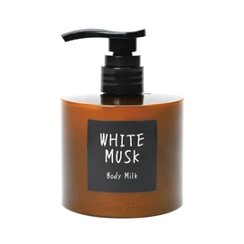 John's Blend OA-JON-93-1 Body Milk, White Musk, 13.5 fl oz (400 ml), Moisturizing Ingredients Formulated