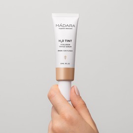 MÁDARA H2O Tint Hyaluronic Tinted Serum, #3 Sun Flower 30 ml - A Tinted Serum that provides Weightless Moisture and Freshness with Every Drop - for a Radiant Complexion.