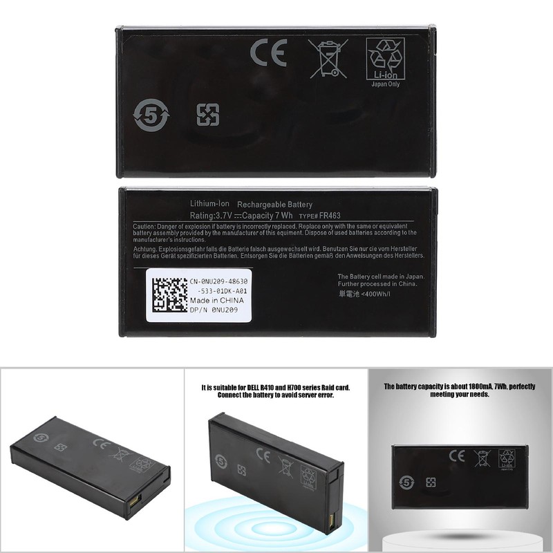 For DELL FR463 PERC 5I 6I H700 1800mA Raid Controller