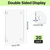 Worldity 20 Pack Acrylic Fridge Magnet Frame, 2.36 x 3.54"