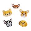 (Pack of 6) Dogs Collection Embroidered Sew Iron On Applique