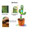 Dancing Cactus Plush Toy Doll Electronic Recording Shake With Song