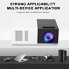 Mini Portable LED Projector 1800LM with Tripod Bracket for Home