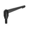 sourcing map M10 x 20mm Adjustable Knobs Handle Male Thread