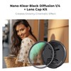 K&F Concept 82mm Black Diffusion 1/4 Filter with Camera Lens