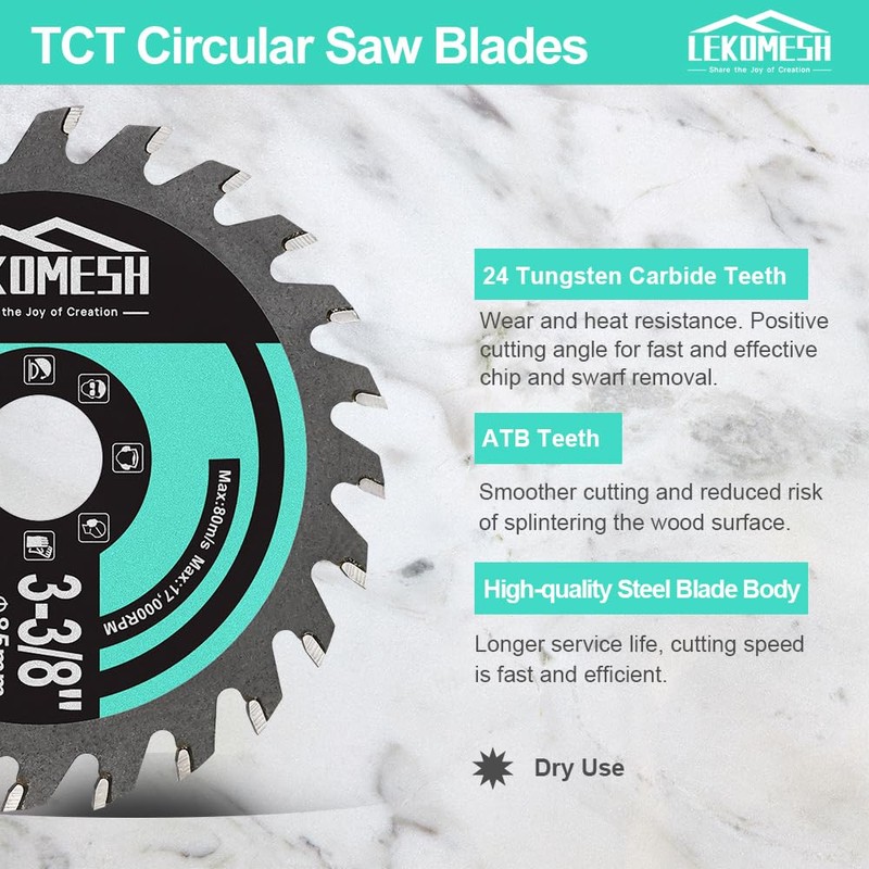 LEKOMESH Circular Saw Blade TCT 75 x 10 mm -