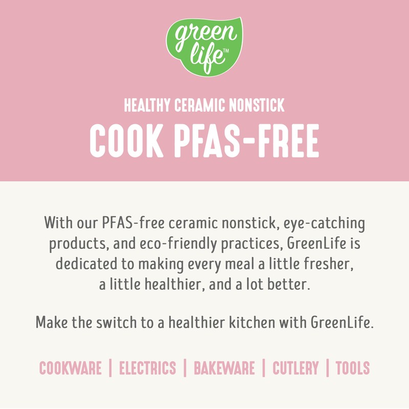 GreenLife Digital Rice Cooker, 2-Cups Uncooked/4-Cups Cooked, Removable Nonstick Ceramic