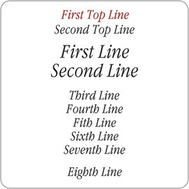 Customized Square Labels Product Information, Ingredients, Caution Directions, Nutrition Facts. Customize Lines for Farm, Kitchen, Home, Business, Homemade Products (Square Labels-01)