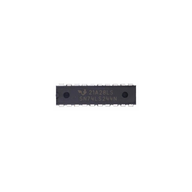 Circuito Integrado Chip IC 74LS244 Buffer de 8 Entradas Bipolar