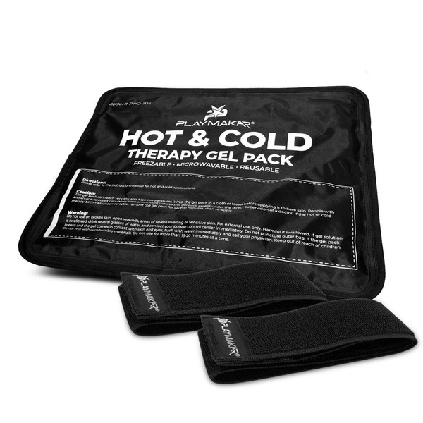 PlayMakar Hot and Cold Therapy Gel Packs (Large 11 x 14 Inch)