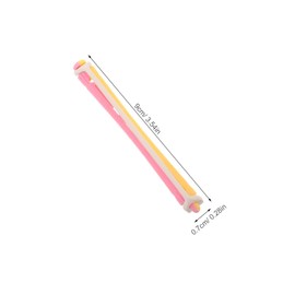 Baluue 24pcs Hair Rollers Durable Plastic Perm Rods for Women All Purpose Curling Tools for Salon and Travel Styling for Cold Perming Versatile Hairstyles