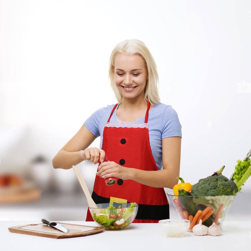 Uten Set di 2 Grembiuli Natalizi, Regalo da Cucina, Regalo