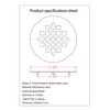 4-1/4" Snap-in Shower Drain Cover 304 Stainless Steel Round Replacement