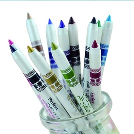 Beauty7 12 Pcs Professional Cosmetic Makeup Eyeliner Eye / Lip Liner Glitter Pencil Set