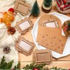 Briwooody 12 Pcs Christmas Wood Picture Ornaments Photo Ornament with