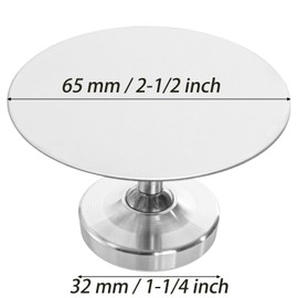 TOPZEA Espresso Shot Mirror for Bottomless Portafilters, Stainless Steel Coffee Extraction Reflective Observation Mirror with Magnetic Adjustable Base, Barista Tool Espresso Machine Accessories Kit