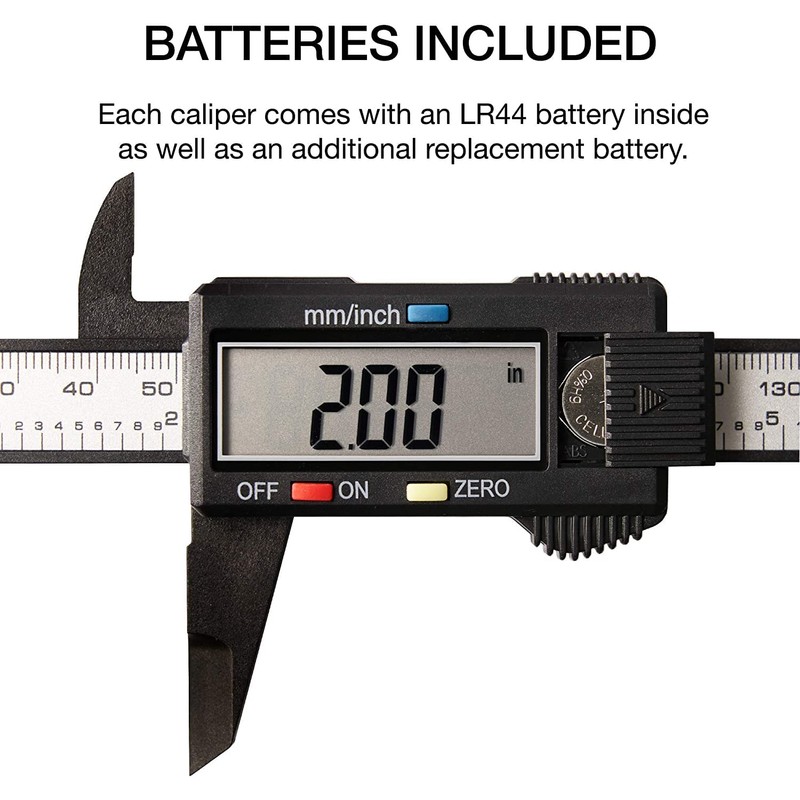 NEIKO 01417A 6” Digital Caliper | Electronic Measuring Tool |