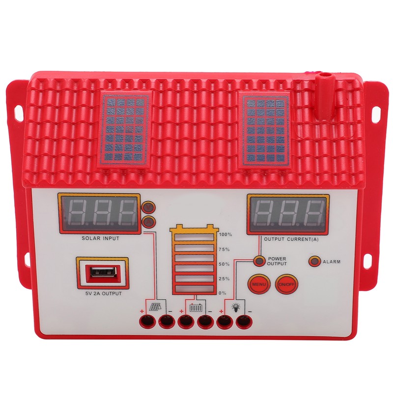 12V/24V House Shaped Solar Charge Controller MPPT Automatic Solar Panel