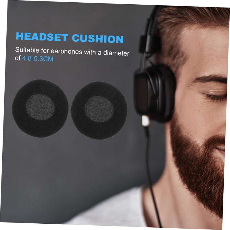 SEWACC 30pcs Headset Replacement Ear Pads Soft Sponge Ear Cushions