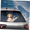 FELTECHELECTR Jesus Shepherd Car Wiper Decal Removable Sticker for Left