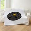 CafePress Hockey Puck Throw Blanket Super Soft Fleece Plush Throw