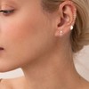 Long tiantian Gold Hoop Earrings for Women - Huggie Cartilage
