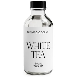 The Magic Scent Aceites esenciales naturales para difusor de aromaterapia | Larga duración, grado premium, aceite esencial natural fabricado en Estados Unidos para difusores de aroma, té blanco de 500 ml