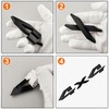 Zhizhong 4x4 Letter Emblem, Matte Black Rear Tailgate Badge Fit