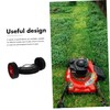 CAXUSD 1 Set Universal Caster Wheels for Lawn Mower Replacement